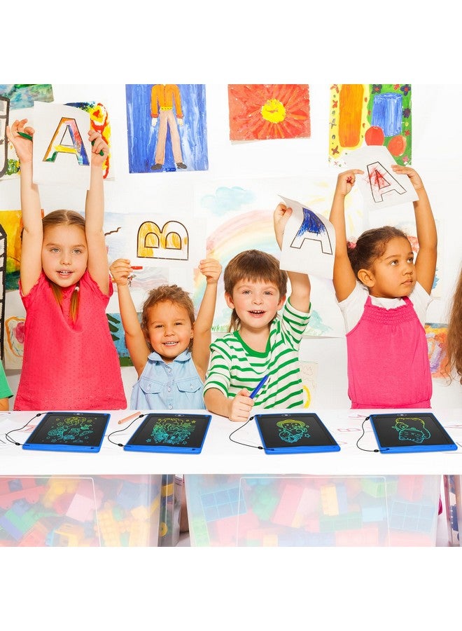 Zhehao مجموعة زهاو 20 لوح كتابة LCD للأطفال، 8.5 بوصة لوح رسم قابل لإعادة الاستخدام، لوحات رسم قابلة للمسح، لعبة تعليمية للأطفال من 3-8 سنوات (أزرق) - Image 3