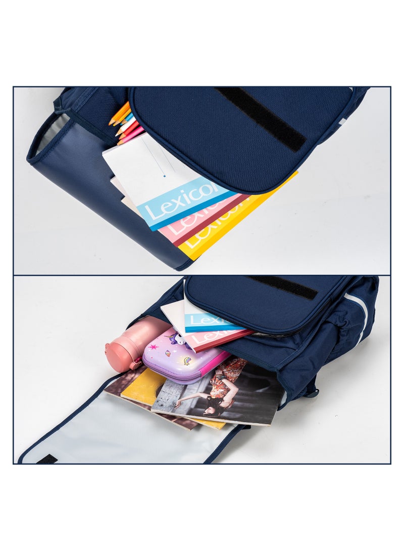 Eazy Kids Back to School - 14" School Backpack - Blue  - Image 4