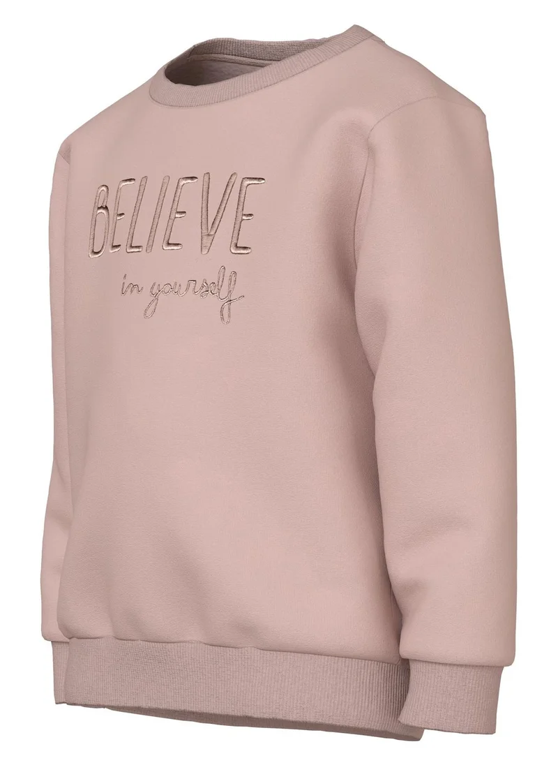 NAME IT Kids Slogan Print Sweatshirt
