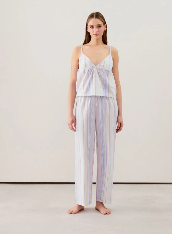 UNDIZ Cotton striped top
