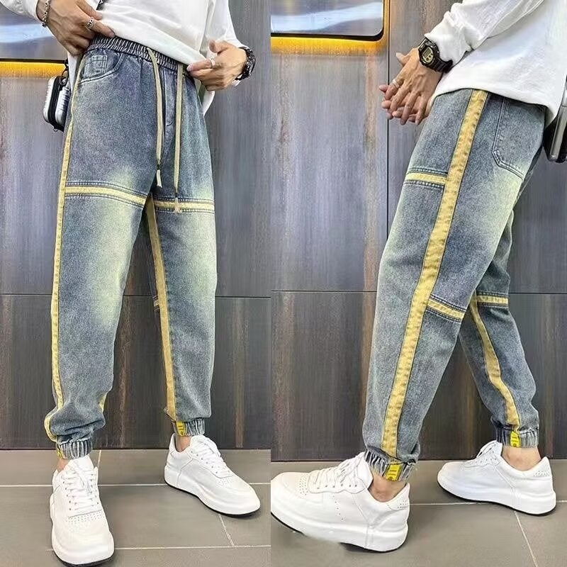 Unisex Classic Denim Jeans Loose Fit Daily Outdoor Wear - Image 2