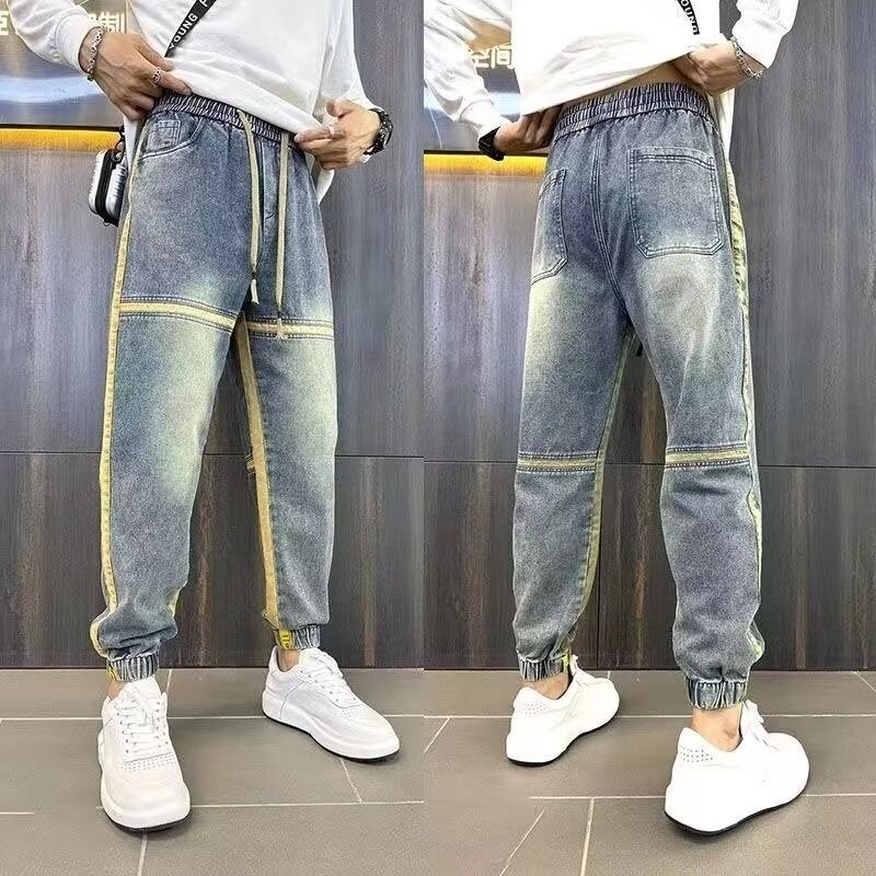 Unisex Classic Denim Jeans Loose Fit Daily Outdoor Wear - Image 4