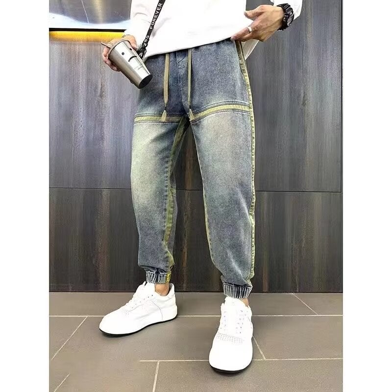 Unisex Classic Denim Jeans Loose Fit Daily Outdoor Wear - Image 1