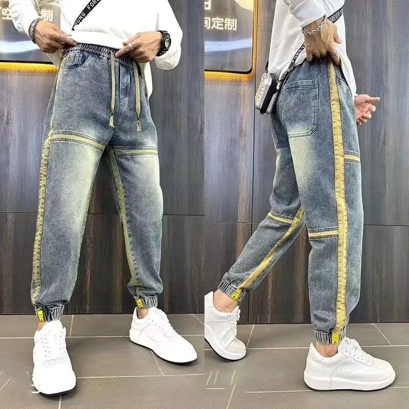 Unisex Classic Denim Jeans Loose Fit Daily Outdoor Wear - Image 3