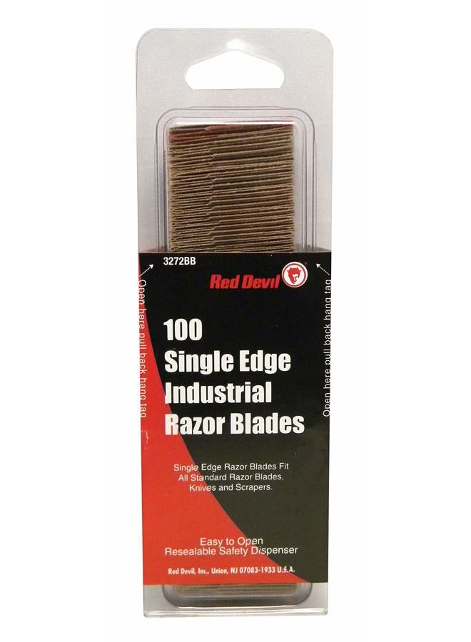 Red Devil 3272 Single-Edge Razor Blades (Box of 100) - Image 1