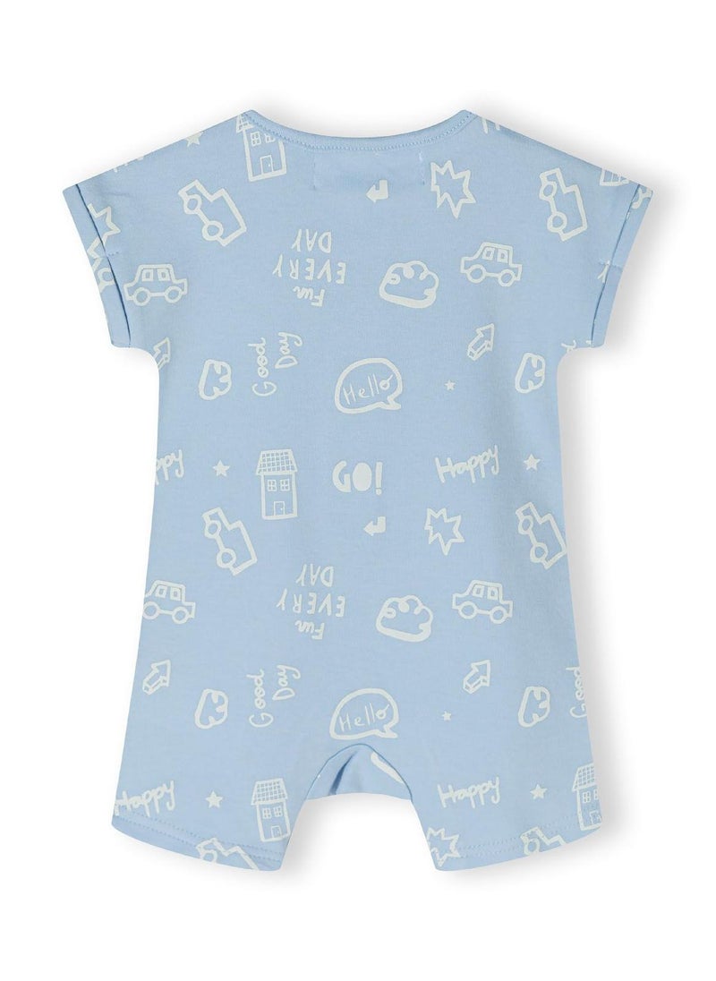 MINOTI 2-Pack Baby Rompers with Short Sleeves and Snap Closures  - Image 5