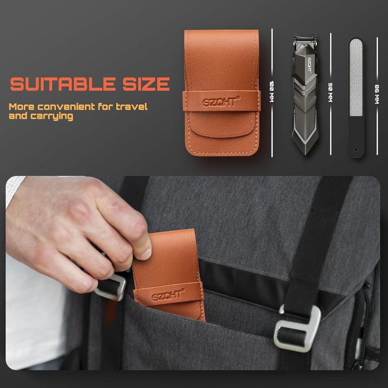 SZQHT Mess-Free Nail Clippers with Catcher - Image 5