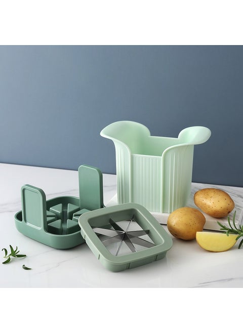 Multi-Function Vegetable Chopper Slicer Dicer Cut potatoes & tomatoes [color box]]