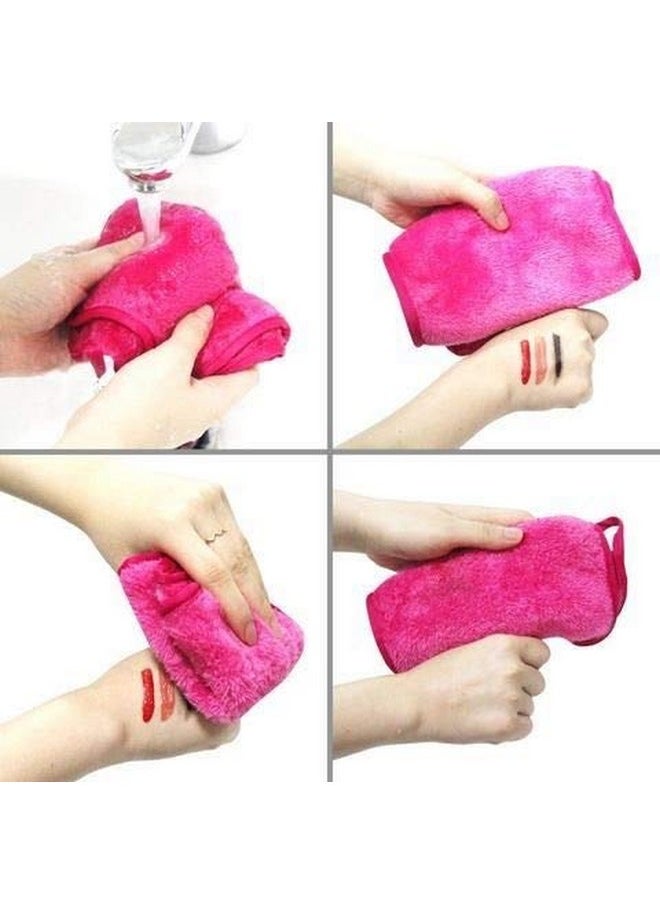 VINAURA - (1Pc) Clean Make Up Remover Towel / Sponge / Cloth / Pad / Wipes (Reusable) Chemical Free 100% Skin Friendly | Sweat Absorbent Microfiber Make Up Cleansing Cloth Sponge | Reusable Upto 1000 Times | Remove Make Up Instantly With Just Water | Make-Up Removal Pad Wipe - Image 1