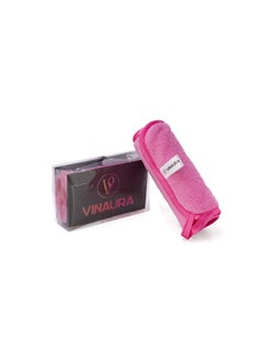 VINAURA (1Pc) Clean Make Up Remover Towel / Sponge / Cloth / Pad / Wipes (Reusable) Chemical Free 100% Skin Friendly | Sweat Absorbent Microfiber Make Up Cleansing Cloth Sponge | Reusable Upto 1000 Times | Remove Make Up Instantly With Just Water | Make-Up Removal Pad Wipe  - Image 4