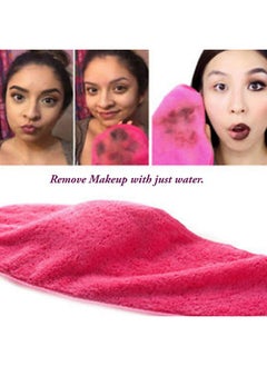 VINAURA (1Pc) Clean Make Up Remover Towel / Sponge / Cloth / Pad / Wipes (Reusable) Chemical Free 100% Skin Friendly | Sweat Absorbent Microfiber Make Up Cleansing Cloth Sponge | Reusable Upto 1000 Times | Remove Make Up Instantly With Just Water | Make-Up Removal Pad Wipe  - Image 3