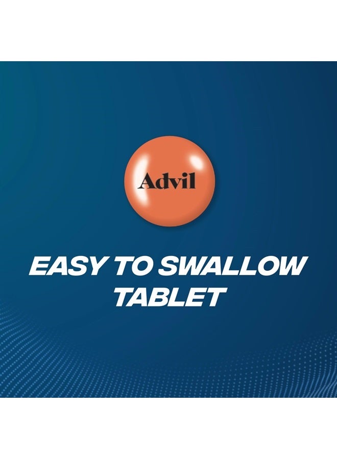 Advil مسكن للألم وخافض للحرارة، دواء لتسكين الألم يحتوي على إيبوبروفين 200 مجم لعلاج الصداع وآلام الظهر وآلام الدورة الشهرية وتسكين آلام المفاصل - 300+24 قرصًا مغلفًا - Image 2