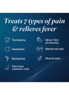Advil Pain Reliever and Fever Reducer, Pain Relief Medicine with Ibuprofen 200mg for Headache, Backache, Menstrual Pain and Joint Pain Relief - 300+24 Coated Tablets  - Image 3