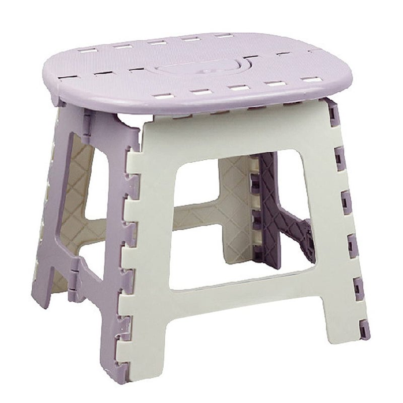 Green Folding Step Stool Plastic Portable Outdoor Household Sturdy Chair - Image 2
