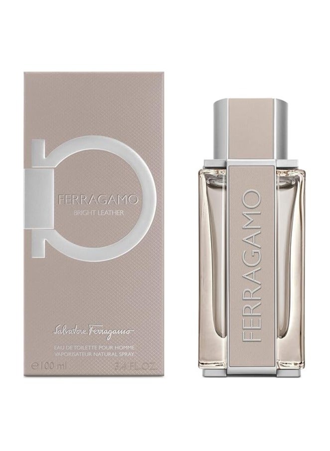 فيراغامو Ferragamo BRGHT LEATHER POUR HOMME EDT 100ML - Image 2