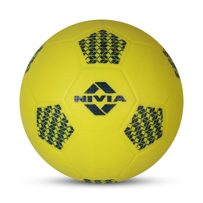 Nivia  Nivia Home Play Mini Football for Kids - Soft & Lightweight Toy Ball, Safe for Indoor Play, Size 1 (Yellow/Blue), Pack of 2  | Best Price UAE
