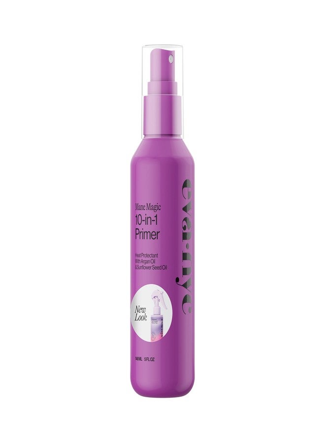 Eva NYC Mane Magic 10-in-1 Heat Protectant - Anti-Frizz Heat Protection Spray - Sunflower + Argan Oil - Blow Dry Spray + Detangler for Medium + Thick Hair - 10-in-1 Hair Primer - Vanilla Scent - 5floz - Image 1