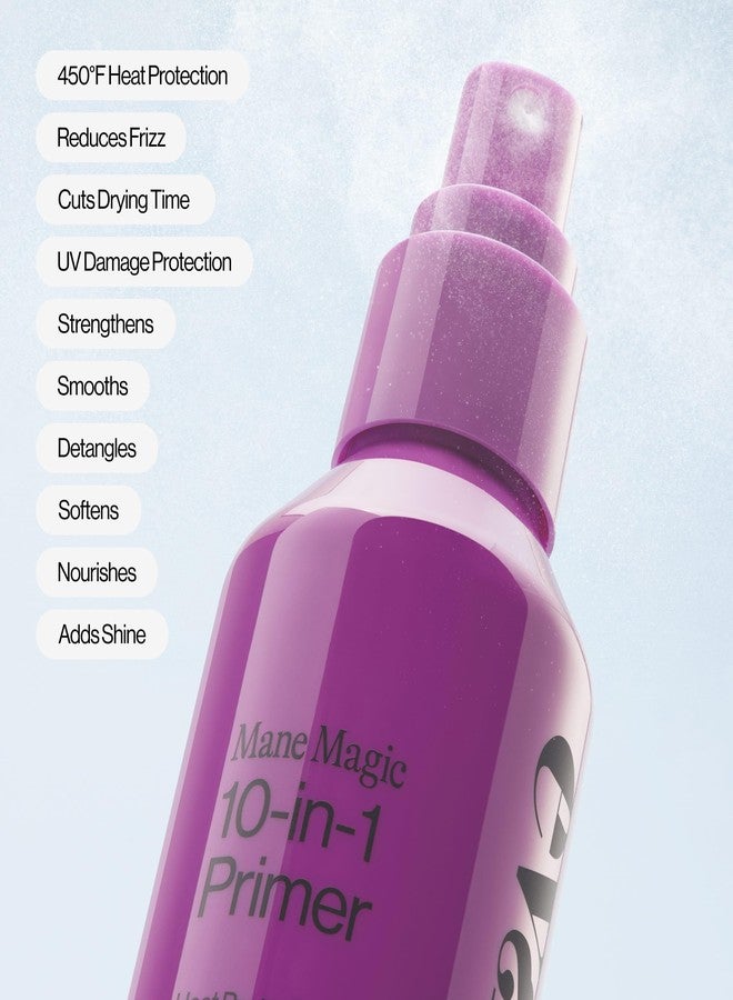 Eva NYC Mane Magic 10-in-1 Heat Protectant - Anti-Frizz Heat Protection Spray - Sunflower + Argan Oil - Blow Dry Spray + Detangler for Medium + Thick Hair - 10-in-1 Hair Primer - Vanilla Scent - 5floz - Image 4