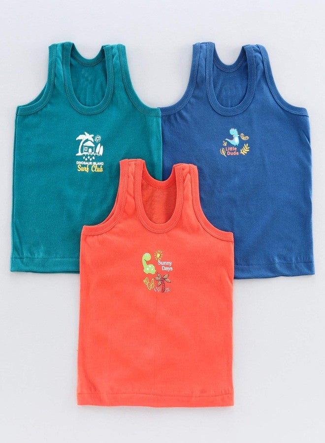 KRIDAY Unisex Vest (Pack of 6) (ZRN-VEST_red_3-6 Months) - Image 3