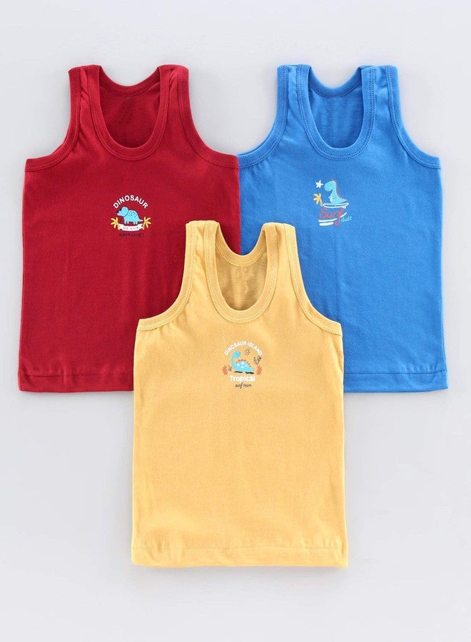 KRIDAY Unisex Vest (Pack of 6) (ZRN-VEST_red_3-6 Months) - Image 4