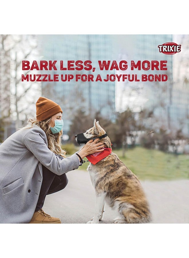 تريكسي كمامة نايلون للكلاب، مصنوعة من نايلون متين، خفيفة الوزن وقابلة للتعديل بالكامل | تساعد على حماية كلبك والمناطق المحيطة به | يمكن استخدامها أثناء التمرين واللعب - XS-S (عبوة من 4 قطع) - Image 2