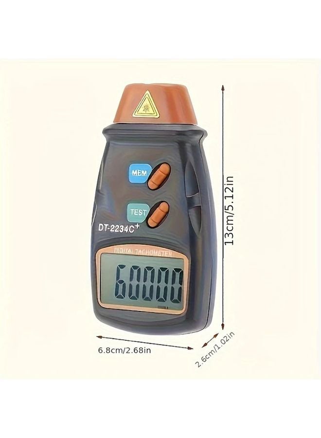Black DT2234 C Mini Laser Tachometer Non Contact Digital Display High Precision 0 01 - Image 4