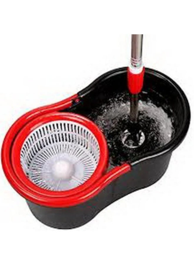 360° Spin Mop with Bucket – Self-Wringing Rotating Cleaning System – Stainless Steel Pole – Super Absorbent Microfiber Mop Head – Floor Cleaning Kit for Home, Office & Any Floor Tiles - Image 4