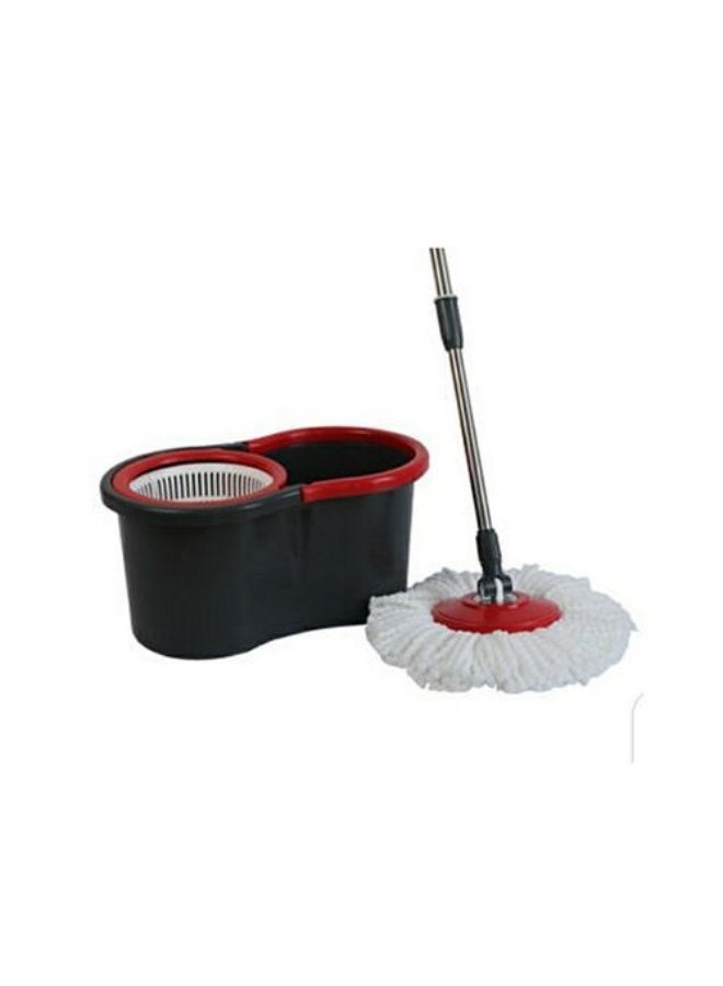 360° Spin Mop with Bucket – Self-Wringing Rotating Cleaning System – Stainless Steel Pole – Super Absorbent Microfiber Mop Head – Floor Cleaning Kit for Home, Office & Any Floor Tiles - Image 1