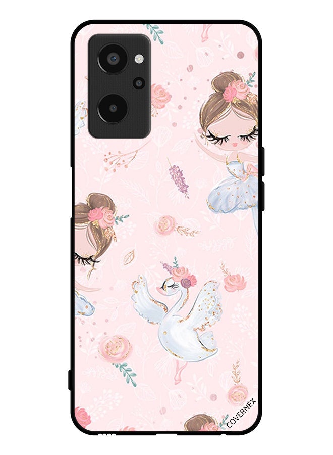 Covernex Protective Case Cover For Realme 9i Doly Girl And Flowers - Image 1