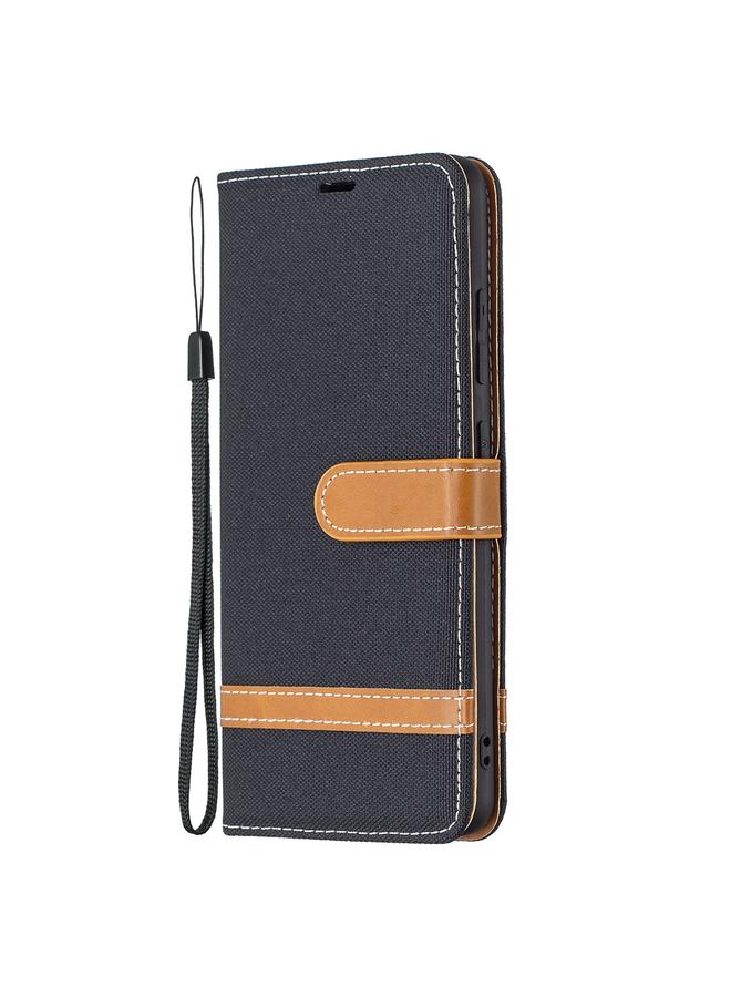 S-TOP Case For Samsung Galaxy A32 4G Color Matching Denim Texture Horizontal Flip Leather Case with Holder & Card Slots & Wallet & Lanyard - Image 2