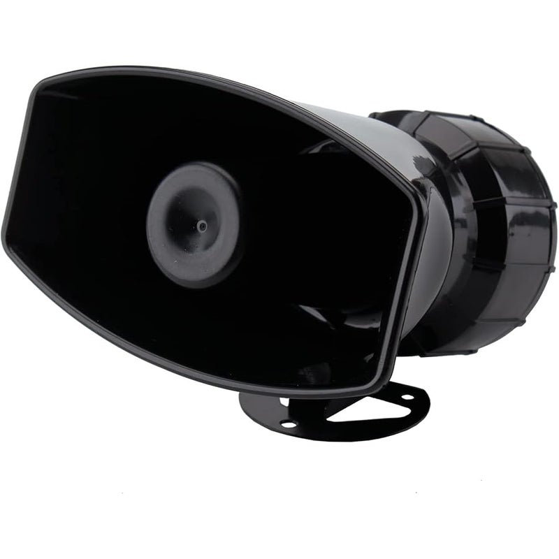 AOLIHAN Car Siren 7 Tone Sound with Mic PA System Vehicle Siren Horn Megaphone Speaker 12V 100W Emergency Sound Amplifier with Microphone Fire Ambulance Hooter Traffic Sound - Image 3