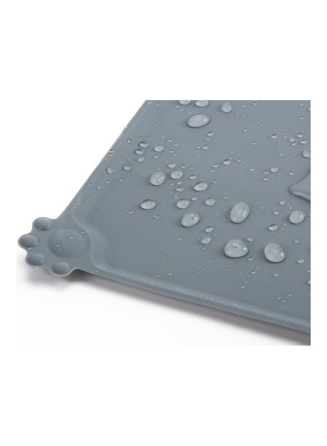 NIBEMINENT Pet Food Mat Grey - Image 4