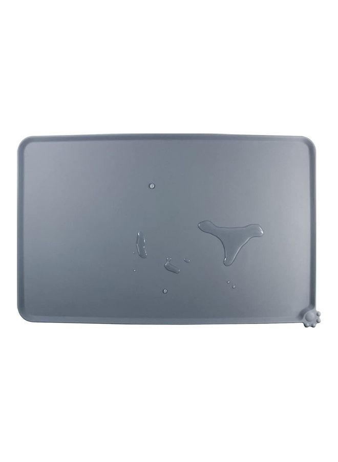 NIBEMINENT Pet Food Mat Grey - Image 1