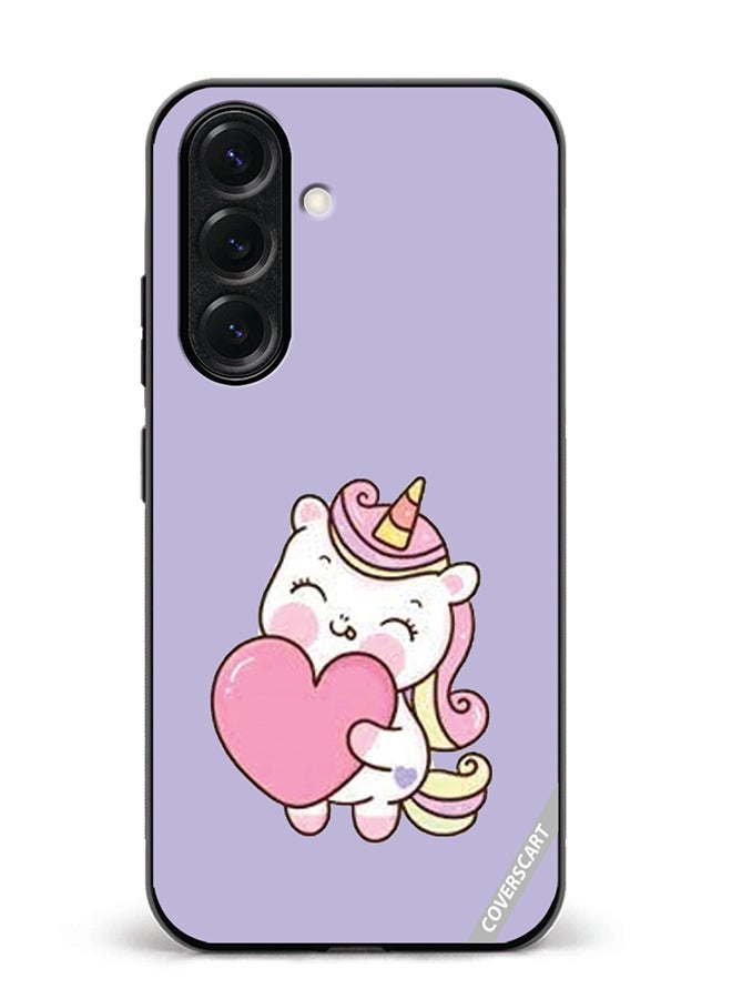 Protective Case Cover For Samsung Galaxy S25 Plus Unicorn Design Multicolour
