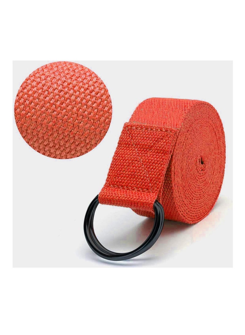 Spall - Yoga Strap Stretch Band With Adjustable Metal D Ring Buckle Loop Exercise And Fitness Stretching For Yoga Pilates Physical Therapy Dance Gym Workouts - Image 1