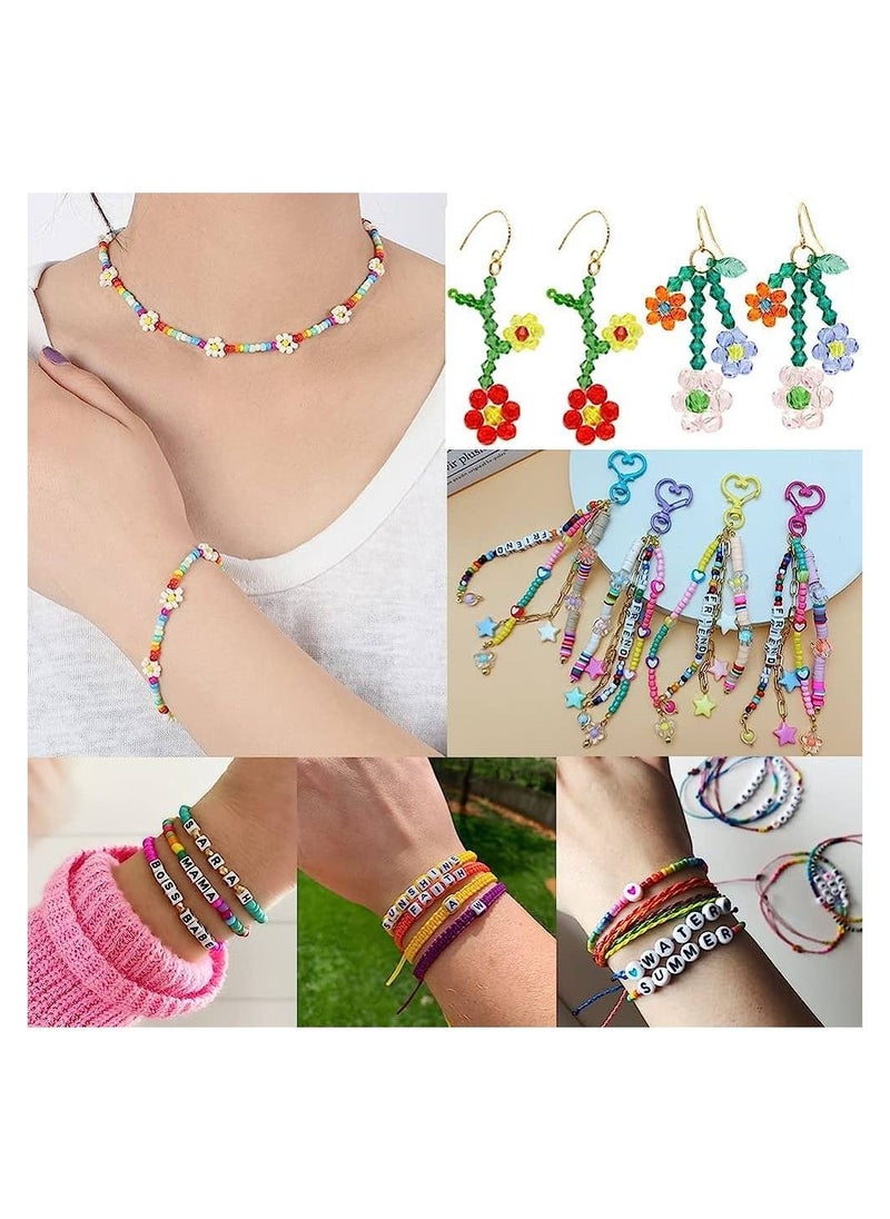 Mountain Gems Frame Bead Loom Kit for Beaded Bracelets Earrings Belts Making Includes Seed Beads  - Image 5