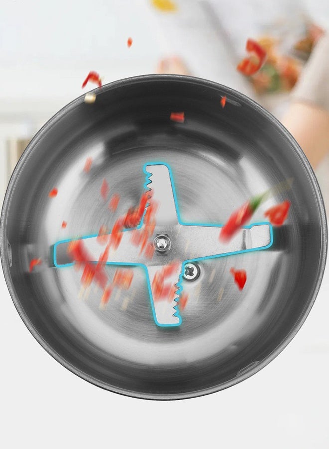 سايونا مطحنة قهوة كهربائية، مطحنة حبوب قهوة بمحرك قوي محمولة تستخدم لطحن حبوب القهوة والمكسرات والبذور - Image 5