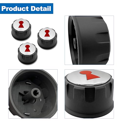 ShineUs Control Knobs 69893 Compatible with Weber Spirit 200 & 300 Series (with Up Front Controls) Years 2013 and Newer(Set of 3) - Image 2