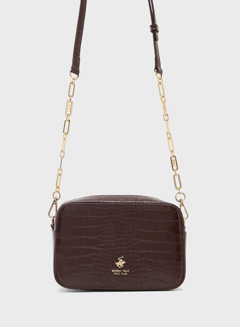 BEVERLY HILLS POLO CLUB Logo Detail Crossbody Bag
