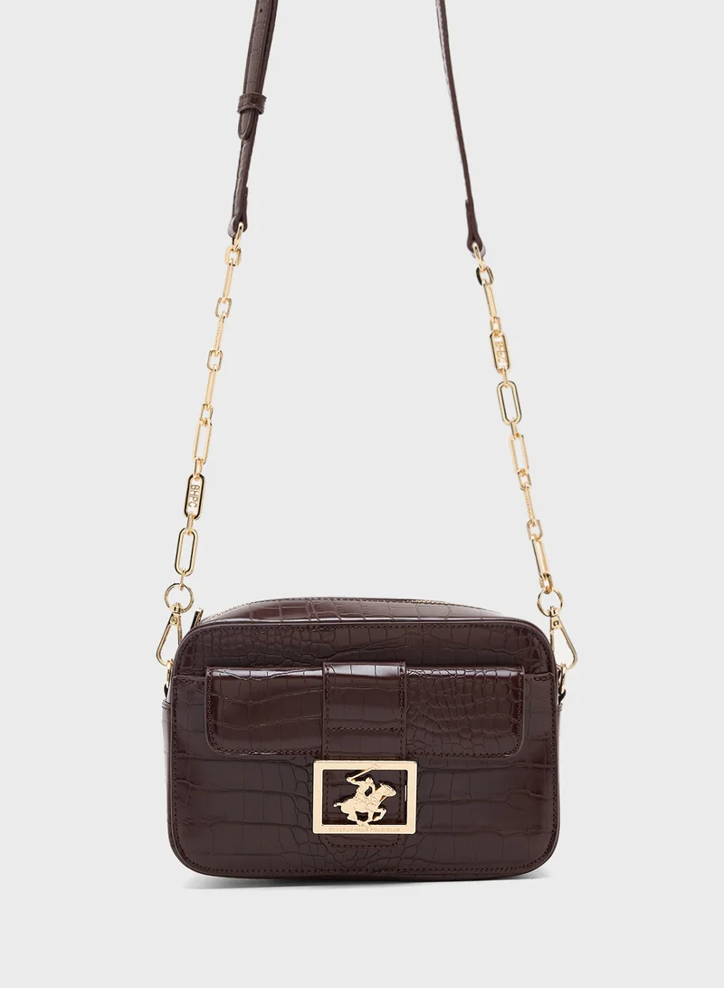 BEVERLY HILLS POLO CLUB Logo Detail Crossbody Bag