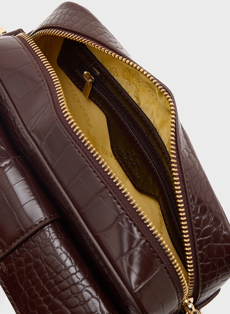 BEVERLY HILLS POLO CLUB Logo Detail Crossbody Bag