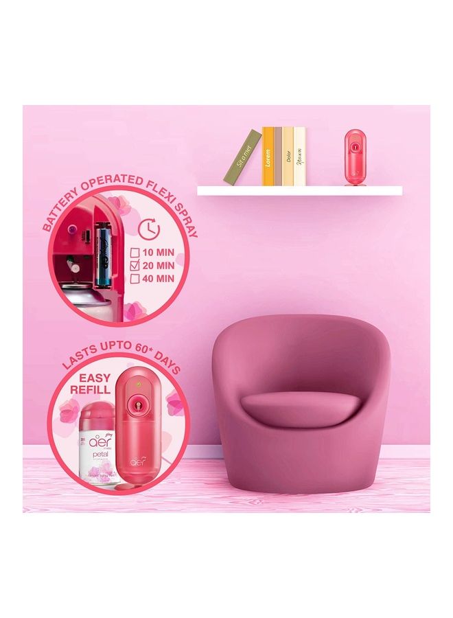 Godrej Aer Matic Automatic Air Freshener Refill Petal Crush Pink 210ml - Image 3
