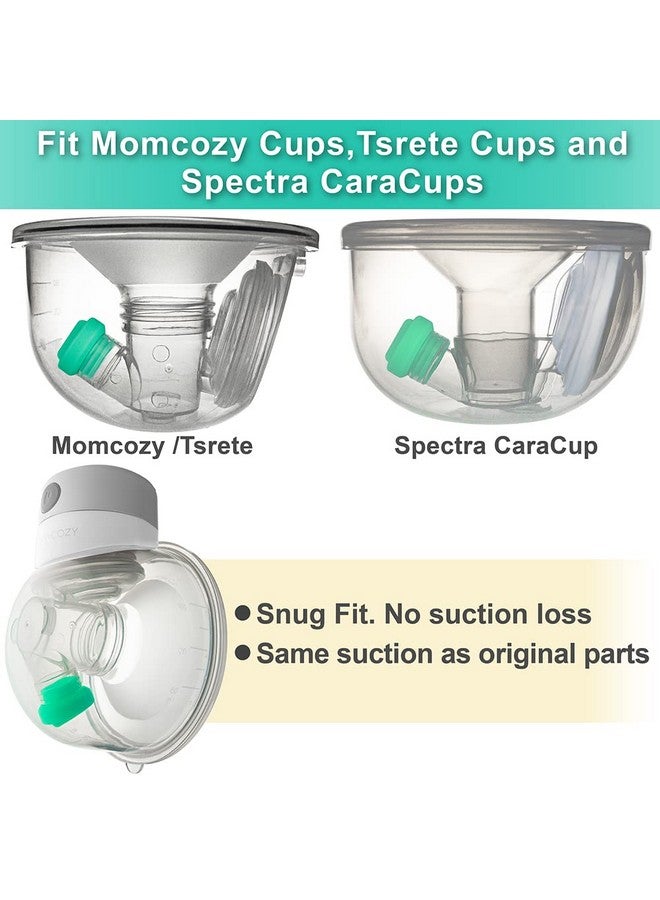 NENESUPPLY 4Pc Duckbill Valves Compatible With Elvie Stride Pump Parts Replacement Parts Breast Pump Parts Momcozy Tsrete Wearable Pumps Spectra Caracup Not Original Elvie Pump Parts Accessories - Image 5