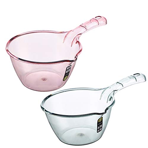 Hiprecky Plastic Water Ladle, Bath Ladle, Dippers, Shower Bucket, Water Bath Scoop, Bathroom Water Scoop Cup, Home Essential - Image 1