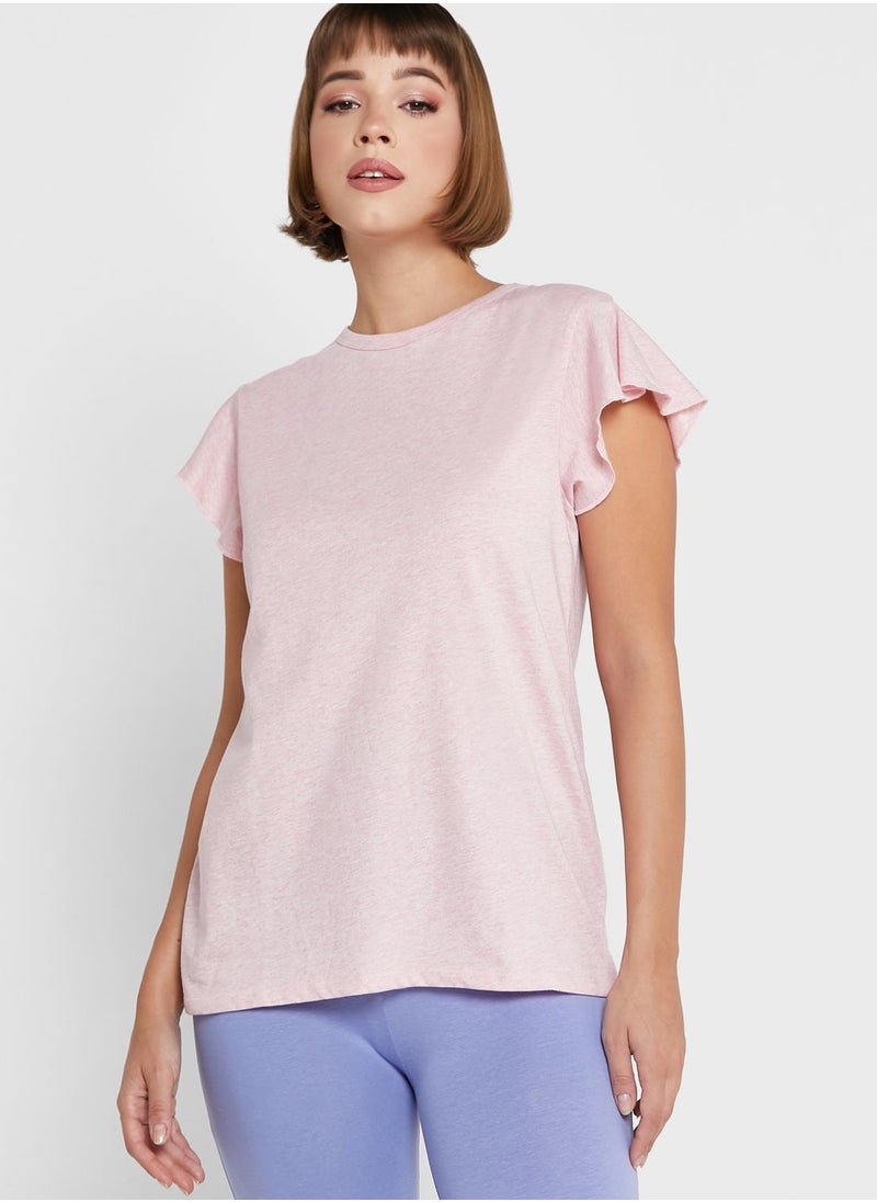 Ginger Basics - Flutter Sleeve T-Shirt - Image 1