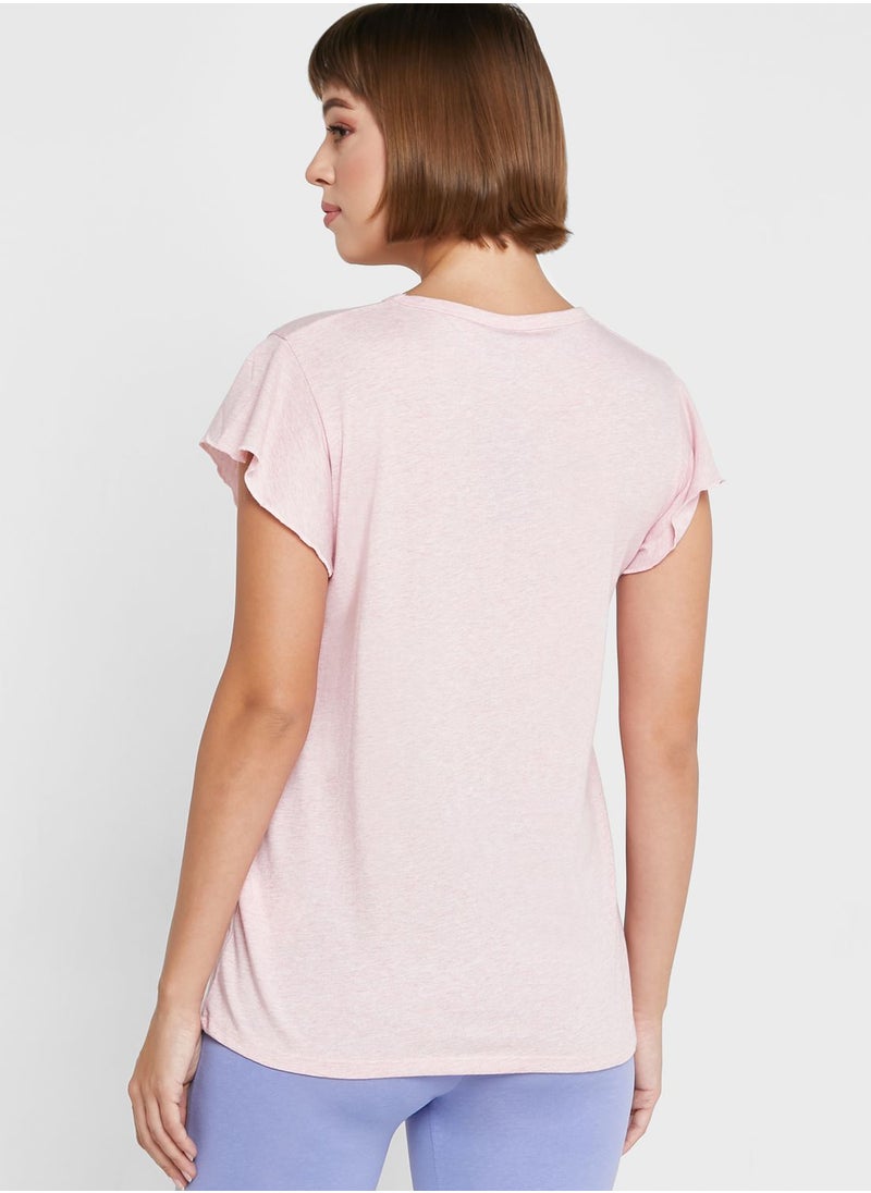 Ginger Basics - Flutter Sleeve T-Shirt - Image 1