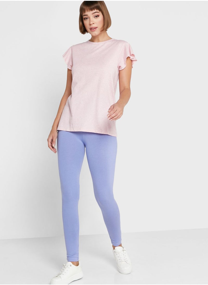 Ginger Basics - Flutter Sleeve T-Shirt - Image 1