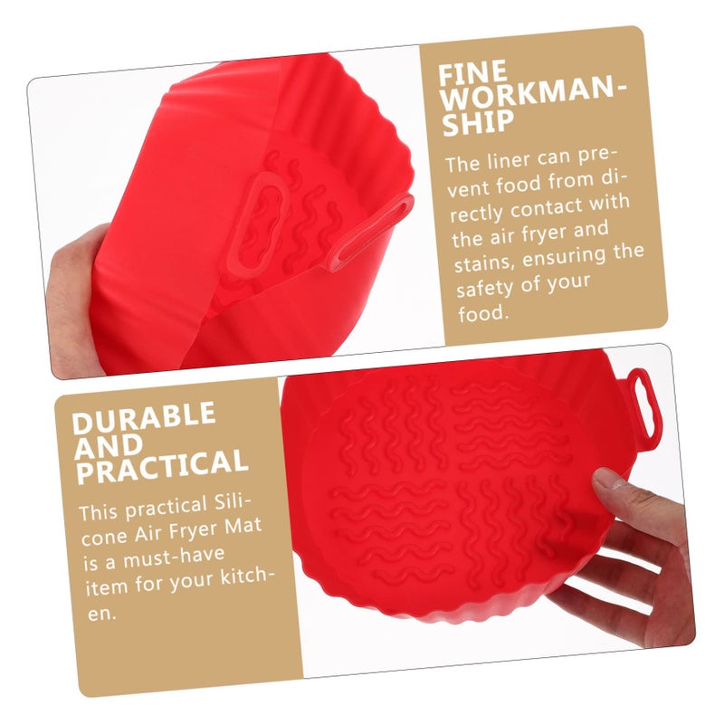 Reusable Silicone Air Fryer Liner Mat Non Stick Baking Pad for Oven Microwave Easy Cleaning - Image 5