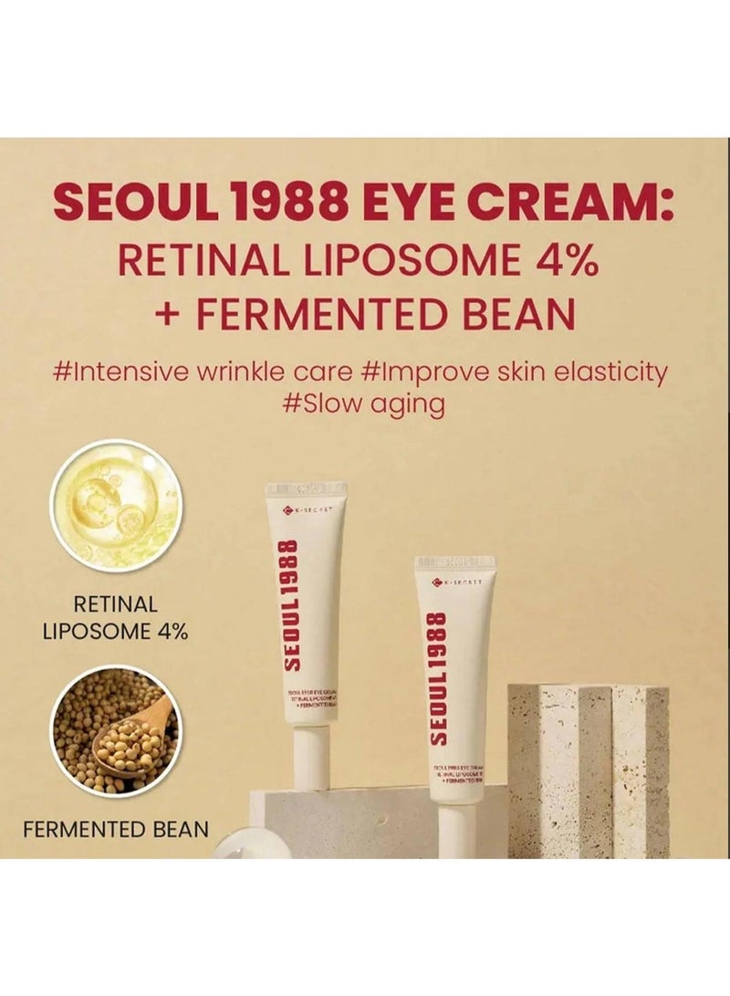 SEOUL1988 Seoul 1988 Eye Cream Retinal Liposome 4% + Fermented Bean 30ml - Image 3