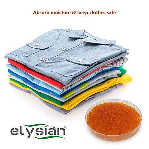 Elysian Orange Color Silica Gel Moisture Absorber Rechargeable Silica Gel Beads for Moisture Absorber Color Indicating Beads 250 Gram - Image 4